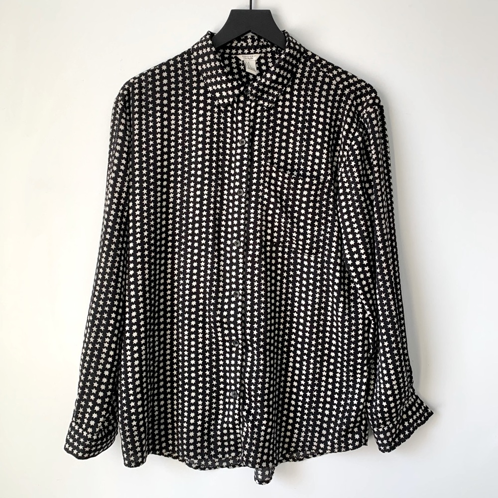 Forever21 Button Down Shirt! Star Pattern!